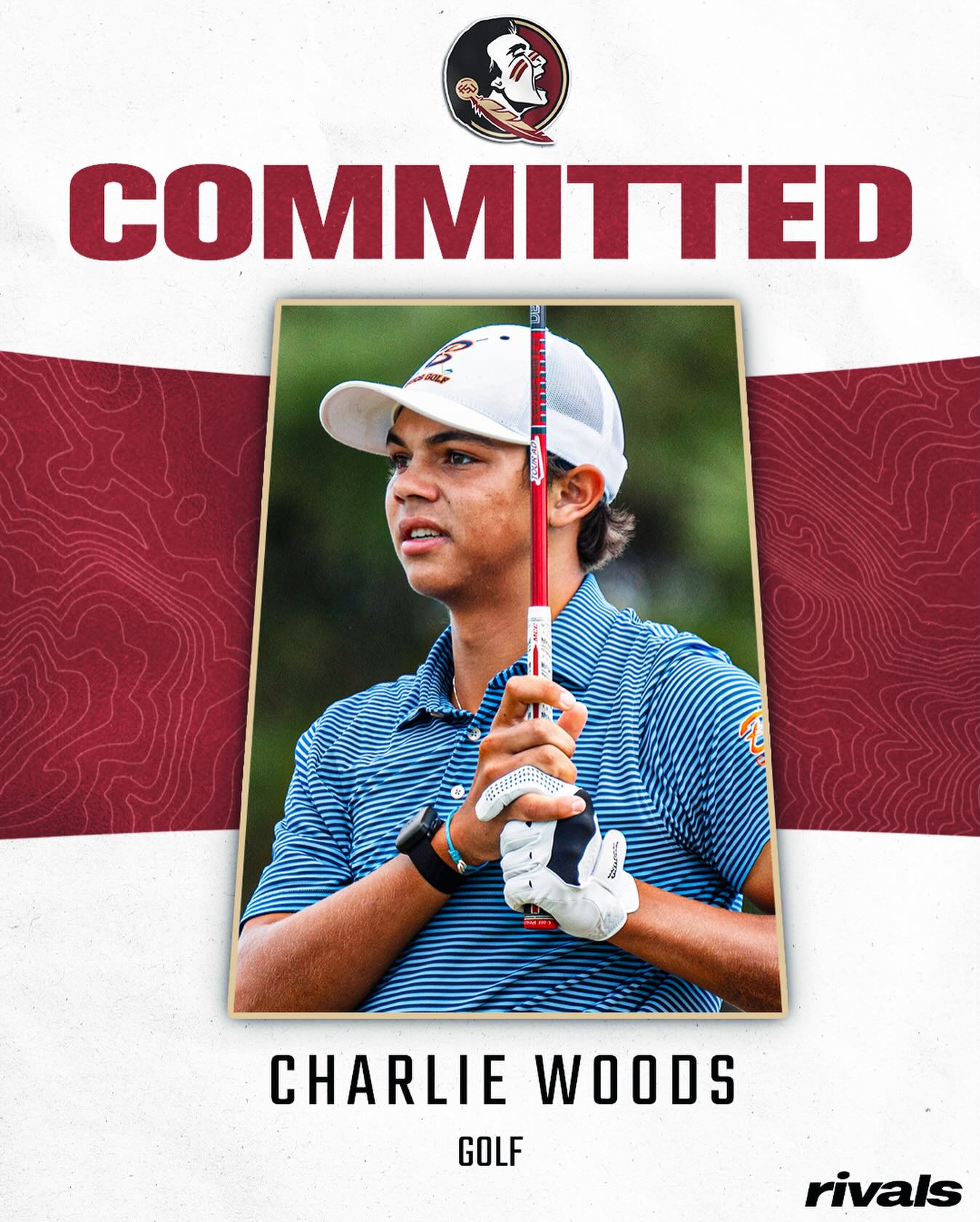 The Benjamin School (FL) golfer Charlie Woods has committed to Florida State🍢

Charlie is legendary golfer Tiger Woods’ son.

Follow @RivalsDotCom for High School News, Scores, Schedules, Rankings and Data