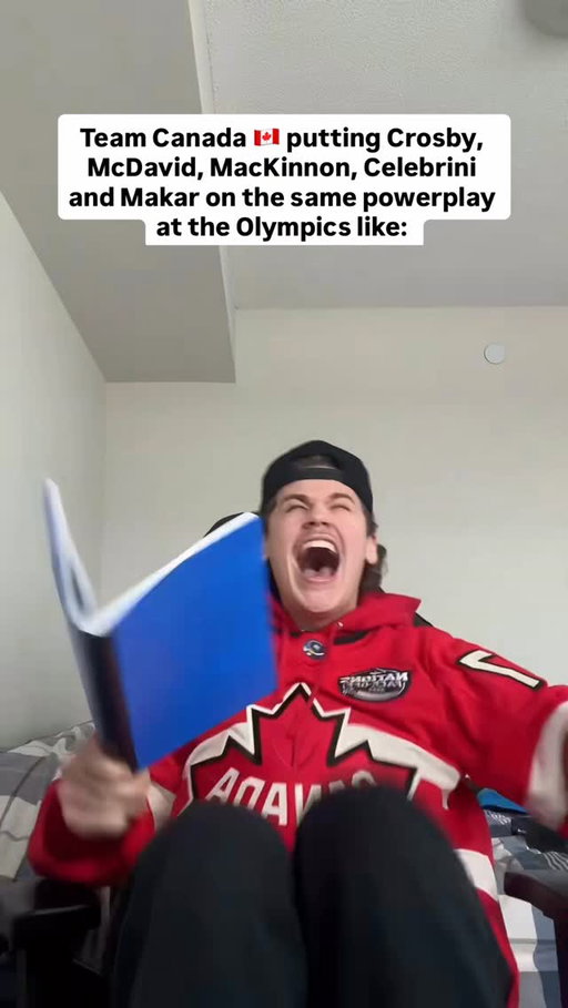 Canada is putting out an All-Star team on the powerplay at the Olympics 😂 

#hockey #olympics #canada