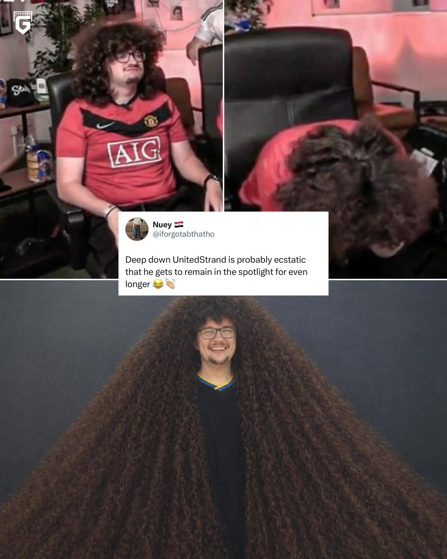 Manchester United defeated FIRST place Arsenal, SECOND place Man City, who are also their rivals, also a victory against Spurs just to drop points to 18th-place West Ham 🥲

To put the cherry on top, this United fan will NOT be seeing a haircut for at least another MONTH 😭