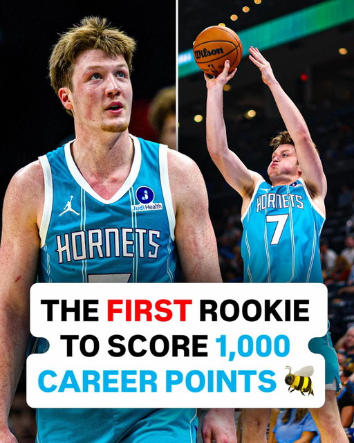 Kon Knueppel becomes the first rookie this season to score 1,000 career points 🤯🔥

This historic feat has been turned into a new trading card 👀