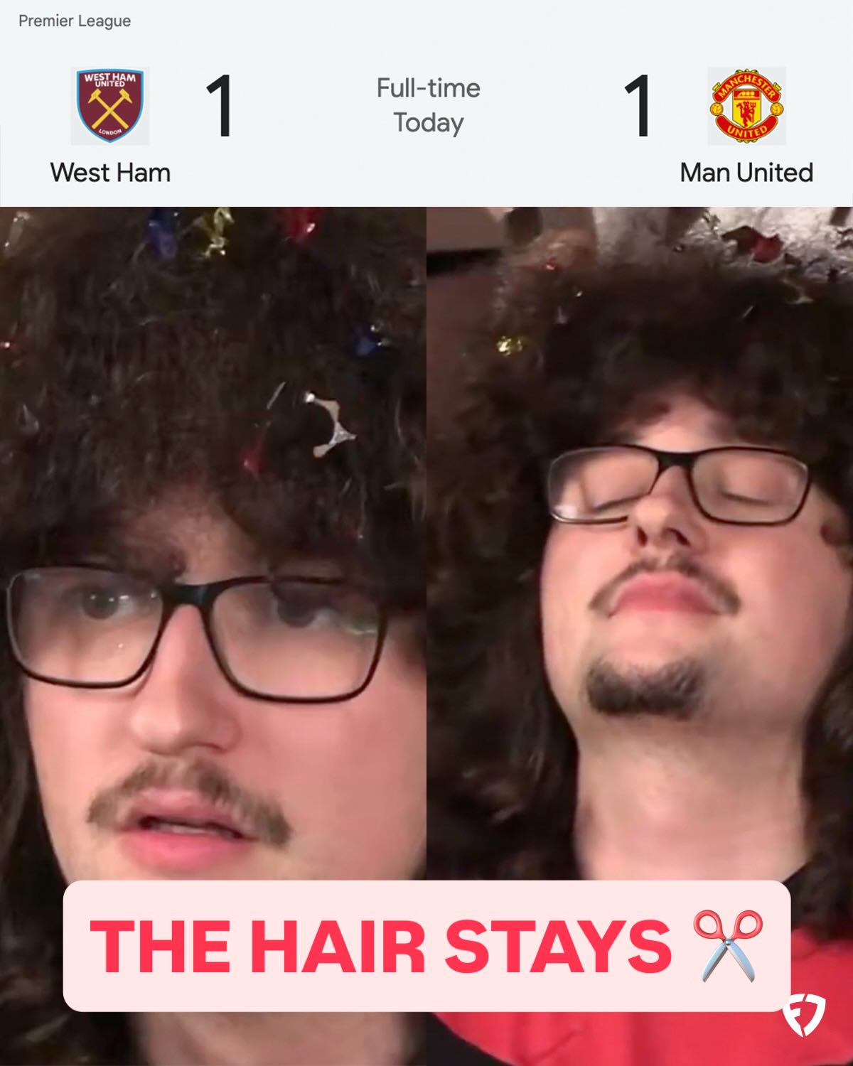 This Manchester United fan won’t cut their hair until ManU wins 5 games in a row 💇‍♂️

He has gone 493 days without a haircut 😱 

H/t @theunitedstrand | #Soccer | #Manchester