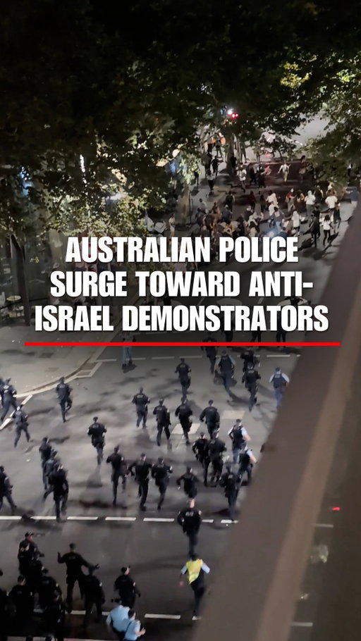 CHAOS IN SYDNEY: Police charge at anti-Israel protesters near Sydney’s Town Hall as Israeli President Isaac Herzog visits Australia.

Police said 27 people were arrested, including 10 for allegedly assaulting officers, after violence broke out when authorities moved to clear thousands of protesters.