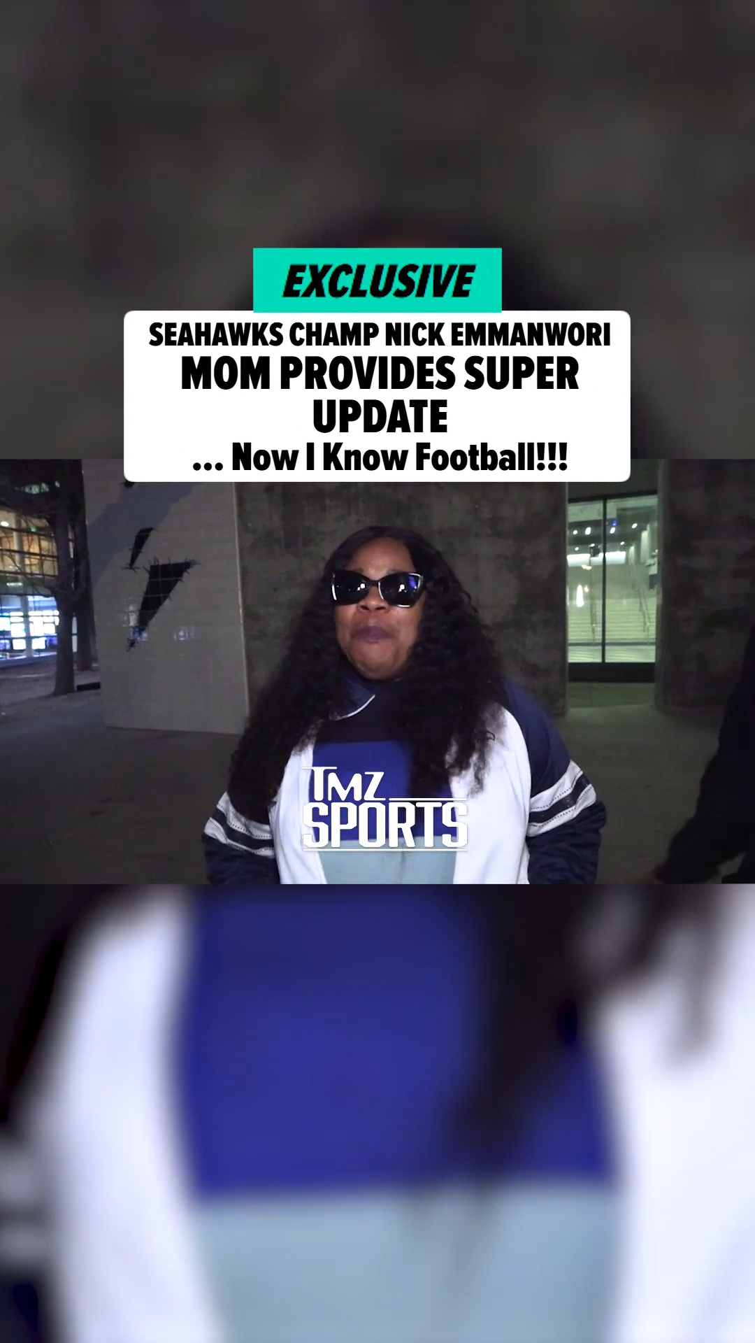 🚨Exclusive: Seattle Seahawks star Nick Emmanwori's mom understands football now ... after previously admitting she was clueless about the Super Bowl.

Full story at the link in bio.