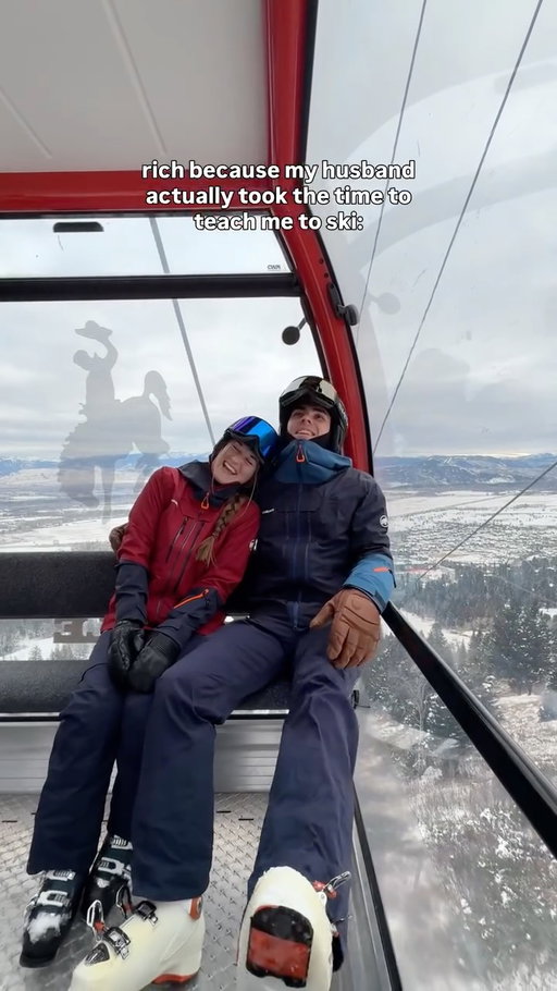 if your bf left you crying on the slopes, he’s not the man for you