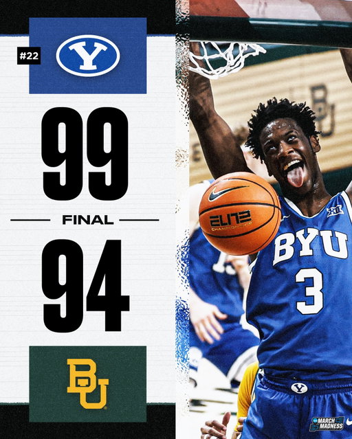 NO. 22 BYU BOUNCES BACK AGAINST BAYLOR 😤

Dybantsa and Wright combined for 66 PTS to lead the Cougars’ road win 🔥