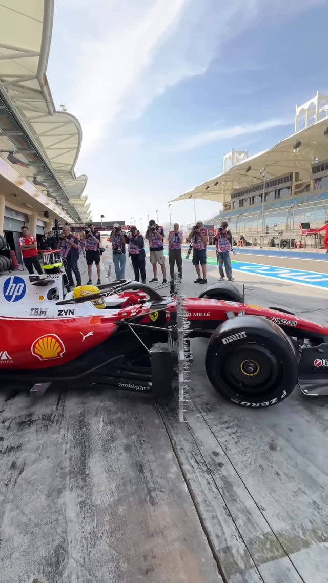 Our Bahrain pre-season test is underway! 👊