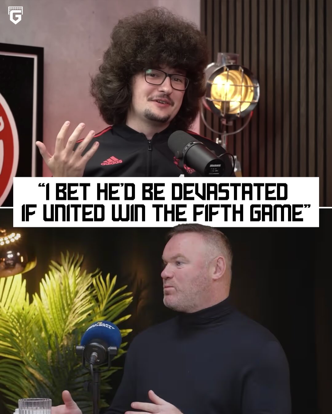 Wayne Rooney is NOT on board with the fan refusing to cut his hair until Manchester United win five in a row… 😅

🗣️ Rooney: “I’d put him to the other side of the country, he’s doing my HEAD IN.” 🤦🏻‍♂️

“We’re talking about Carrick and United trying to win their fifth game in a row and the whole thing is about this guy getting his haircut.” ✂️ 

“I bet he’d be DEVASTATED if United win the fifth game because all of a sudden he’s IRRELEVANT.” 😳

Wazza did not hold back 😂