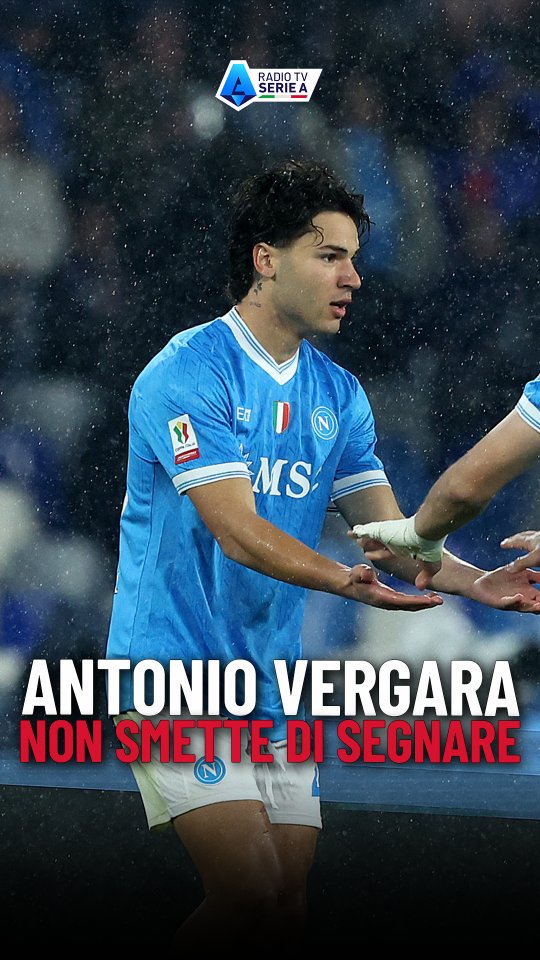 @antonio_vergara03 non si ferma più 🚆

Dopo il primo gol in Champions League e il primo in Serie A, arriva anche il primo in #CoppaItaliaFrecciarossa! Che momento per il classe 2003 del Napoli ✨️💙

#RadioTvSerieA #NapoliComo