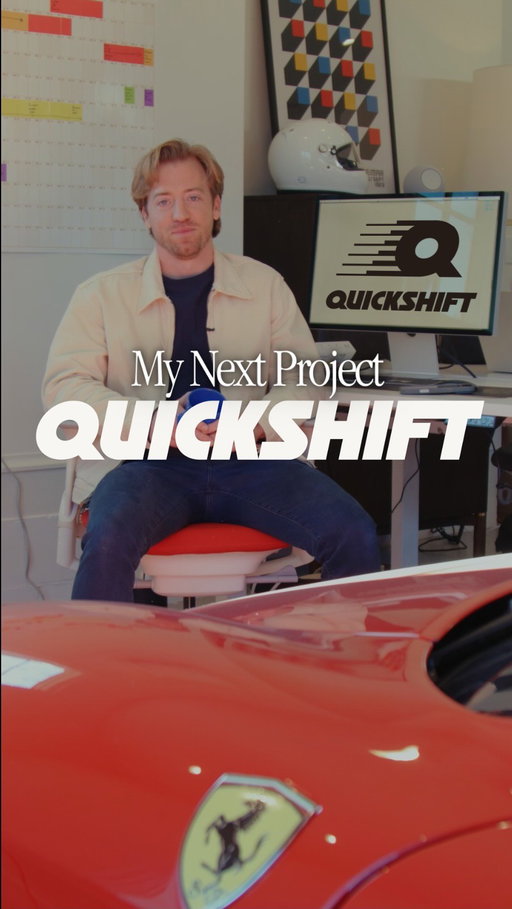 Today I’m announcing the car marketplace I’m building with my buddy @hazemgiballi. It’s called QuickShift (EDIT: after this video was posted we renamed it FinalLap @finallapcom ). We think we’ve found a really fun angle for auctions that the community is going to love. 

We’re not ready to launch quite yet, but if you love cars, follow along. We’re going to build it publicly and launch later this year. 

Comment “QuickShift” and I’ll send you the details. 

#collectorcars #carcollectors #carinvesting #modernclassiccars #carauction