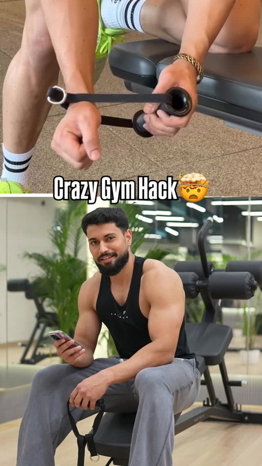 Highly recommended gym hack🤯🤌🏻
.
VC- @harishchaudharyfitness 
#gym #reels #gymlife