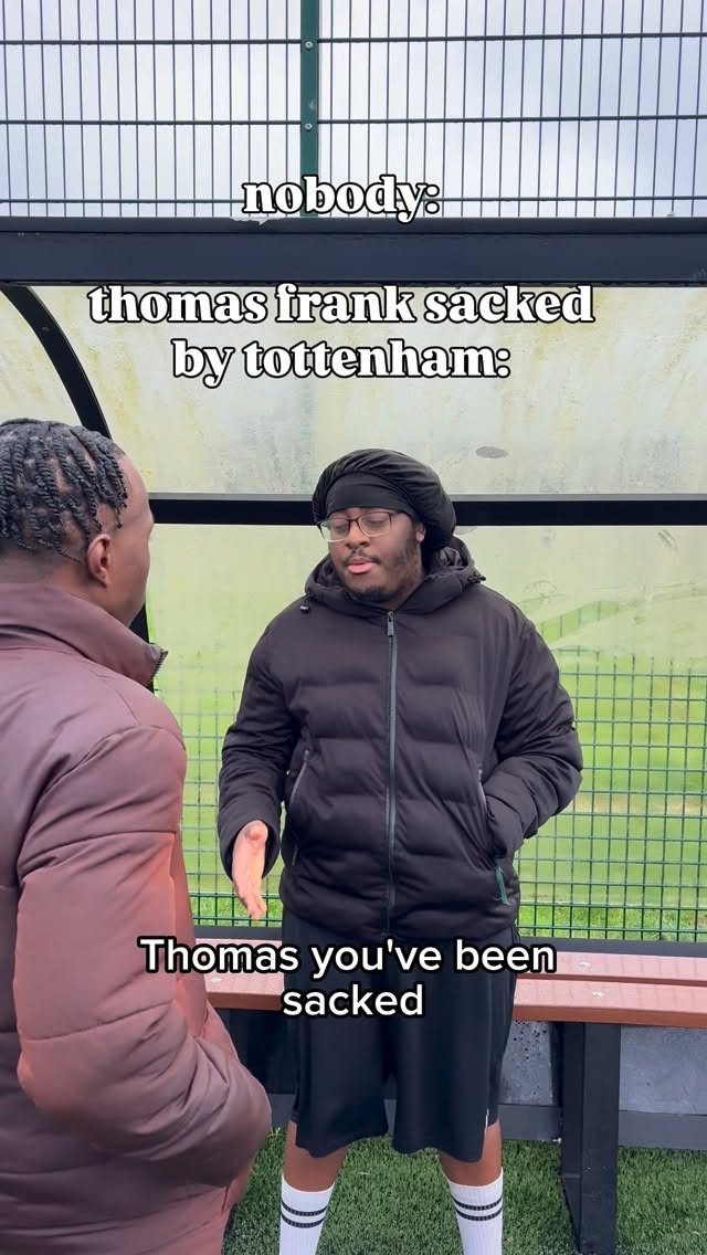 thomas frank has been sacked by tottenham

#football #soccer #footballskit #footballfunny #tottenham