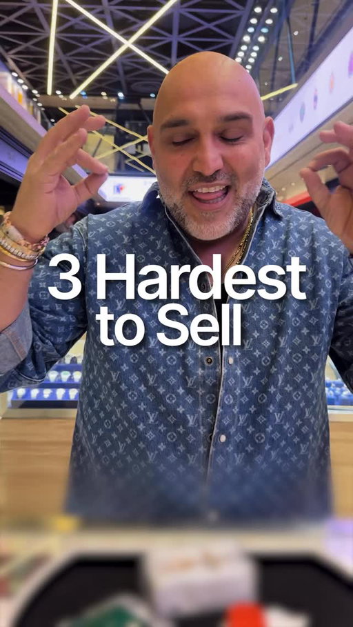 The 3 hardest gold watches to sell that I have in stock and why..
