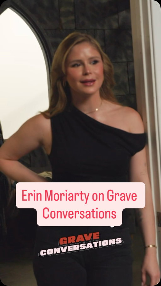 You’ve seen her kick ass on @amazonprime’s @theboystv, and now we’re thrilled to welcome @erinelairmoriarty to the casket for a raw and beautiful episode of Grave Conversations. Live On YOUTUBE tonight.
