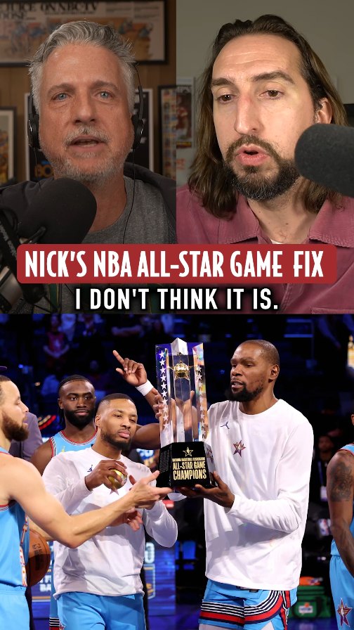 The only NBA All-Star Game fix that Nick Wright thinks would actually work at this point 😂

#nba #nbabasketball #nbaallstar #fyp
