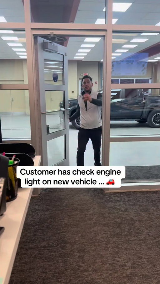 Would you pay a diagnosis fee if the check engine light came on your new vehicle? #cardealership #mechanic #oilchange #mechanicshop #serviceadvisor
