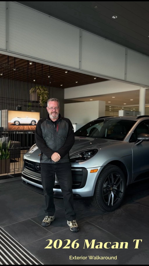 Part 1: Jeff Goebel breaks down the exterior of the 2026 Macan T - from the stance to the signature Porsche lines.

#porsche #porschemacan #macant #luxurysuv #porscheclub