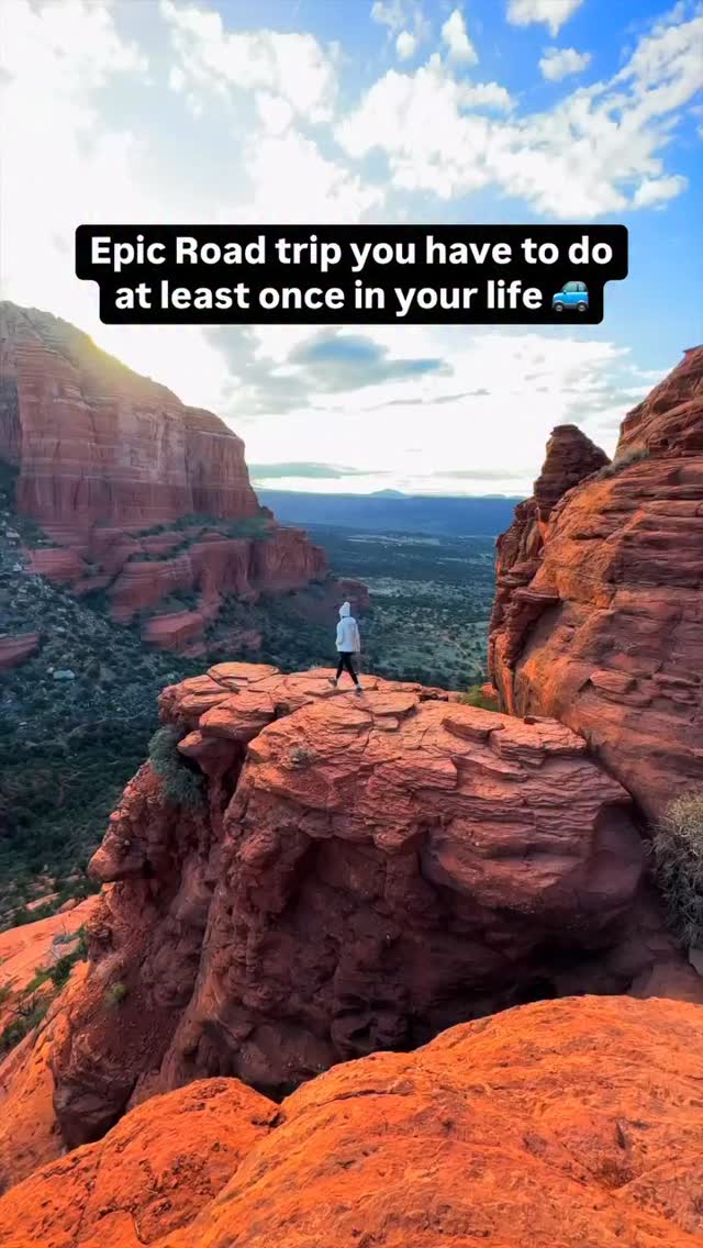 Itinerary for one of the best road trips in the USA 🚙

👉🏼 Before we dive in, don’t forget to save this for future reference and share it with a friend that you want to take this road trip with! 

🚙 Spend a Day Exploring Death Valley
📍 Visit Red Rocks near Las Vegas 
🥾 Hike the Narrows or Angels Landing in Zion
📍 Experience Buckeskin Gulch in Kanab
🏜️ Get lucky and hike the Wave in Page 
☀️ Stop by Coal Mine Canyon for sunset (if you have a Navajo guide)
🥾 Hike in Sedona and Flagstaff 
🏜️ Watch Sunset or Sunrise in Grand Canyon South Rim 

Is a Southwest Road Trip on your bucket list? 🧐
 
🙏🏼 Please Leave No Trace, stay on trails, pick up your trash, respect the land, and show courtesy to the locals 

#southwest #usaroadtrip #roadtripusa #travelitinerary #travelguide usatravel travelusa