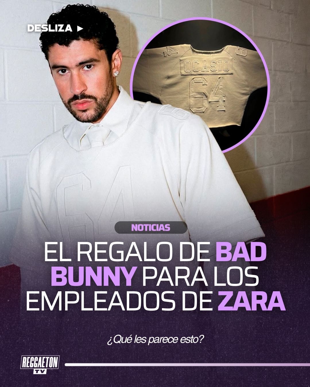 Bad Bunny sorprendió a los empleados de Inditex en España‼️🇪🇸 La sede funciona como centro de operaciones de Zara, la marca elegida por el conejo para su show de medio tiempo en el Super Bowl LX 🔥