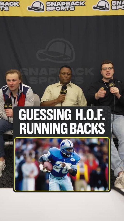 Guessing Hall of Fame Running Backs w/ @barrysanders 🏈