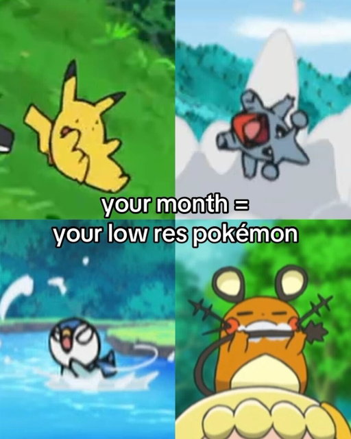 Which low res Pokémon are you? ➡️ Swipe to find out and comment below!👇 

Send this to your favorite groupchat to see if they agree 😌