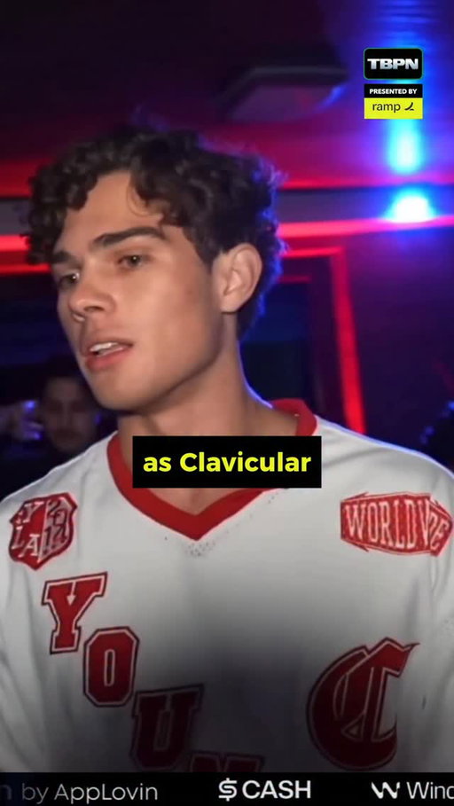 Clavicular’s cortisol visibly spiked after getting brutally frame mogged by a frat leader at ASU 👀😂