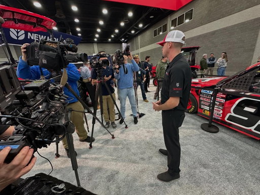 Before hopping on the plane for @daytona today, we had the pleasure of announcing our 2026 partnership with @tymnorthamerica and unveiling our paint scheme this morning at the National Farm and Machinery Show! 

Look for this bright red #F150 under the lights this Friday at Daytona! Let’s go 2026💪
