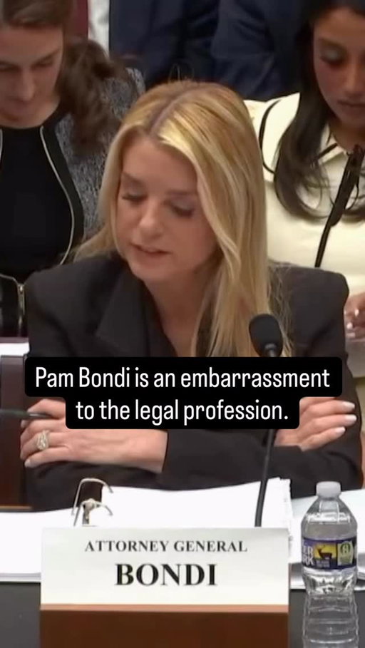 Joe Neguse asked a simple question and Pam Bondi had a total meltdown. 

Follow @majoritydemocrats for more.