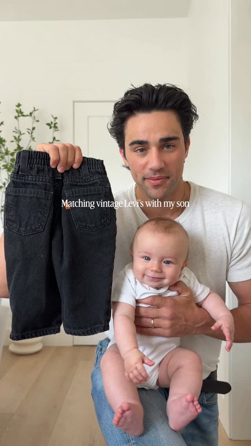 The only thing better than finding a good pair of vintage Levi’s is finding a pair for your baby boy to match. 
.
.
.
#vintagelevis #fatherandson #babylevis #babyclothes #vintagefashion