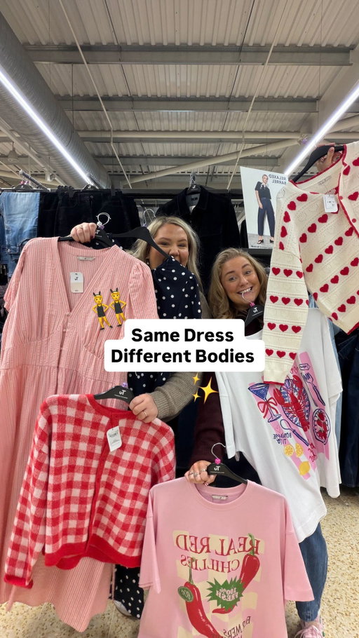 Same Dress Different Bodies 👯…SUPERMARKET EDITION!!

Well well well, it’s been a while but we’re back with some bangin’ supermarket bargains we think you’re gonna love.

Let us know in the comments which bits you’ve got your eye on. And, more importantly, let us know if it’s Saino’s or SainsBO’s 😂

We’ll link everything in our stories and LTK 😘