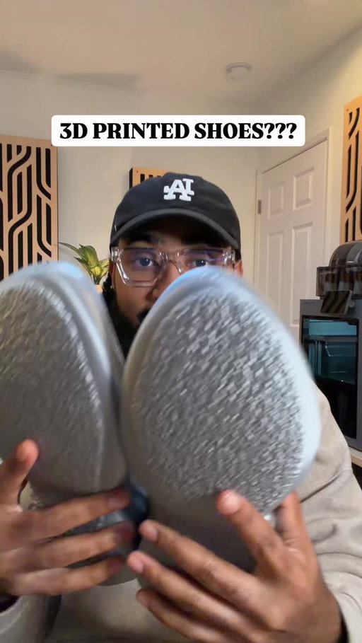 Imagine a world where you can just print shoes at home??

Got these wild 3D printed shoes from @bambulab_official @formism.cc @scry_lab  and the craziest part? You can print them yourself.

Files are free on MakerWorld.

Would you rock these?

#3dprintedshoes #BambuLab #BambuLabxSCRY #SCRY #Formism