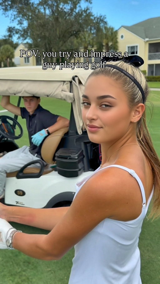 POV: you try and impress a golf guy