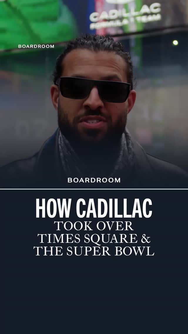 Cadillac is entering F1 with a statement.⁠
⁠
One month before its debut as the first expansion team in over a decade, Cadillac took over Times Square for a bold livery reveal, planting its flag as “America’s new home team.”⁠
⁠
Boardroom caught up with Cadillac F1 CMO Ahmed Iqbal, who made it clear: up against McLaren, Mercedes, Ferrari, and Red Bull, this team is starting from zero and inviting fans to build it from day one.