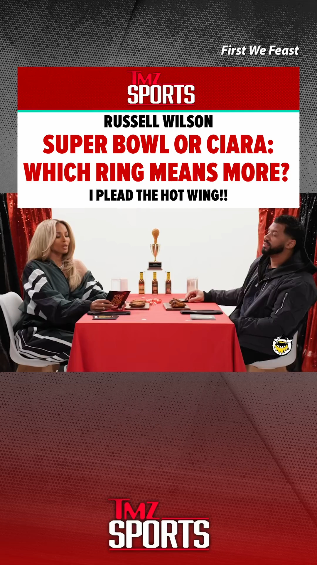 Russell Wilson might be sleeping on the couch for a few nights because Ciara wanted him to pick which meant more: his Super Bowl ring or wedding ring. And see how he reacted!💍