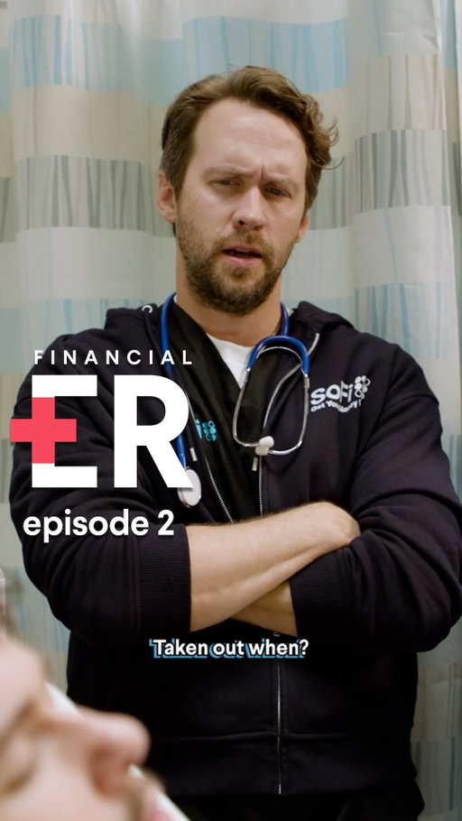 Episode 2: A patient is having trouble understanding their student loans. Let’s hope the terms are easier to read than a handwritten prescription.

New episodes of Financial ER drop every Thursday. Follow us to make sure you don’t miss a minute.