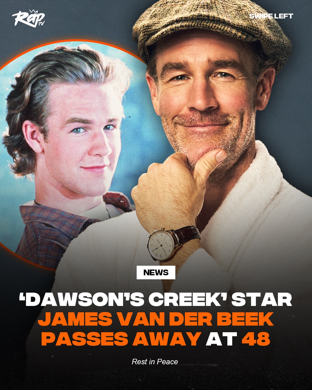 James Van Der Beek has passed away.

The actor’s family confirmed his death via Instagram. Van Der Beek, best known for his roles in ‘Dawson’s Creek,’ ‘Varsity Blues’ and ‘Don’t Trust the B in Apartment 23,’ had been battling colorectal cancer for the past several years. He was 48.

Rest in Peace.