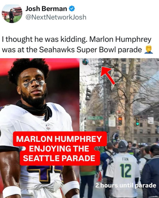 Marlon Humphrey future Seahawk?! 👀

(H/T nextnetworkjosh/X)