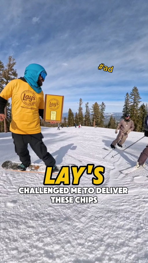 #ad @lays challenged me to run a Potato to Door mission hand delivering one of the freshest bags of Lay's to my friend, just like the legends who signed up during the big game. #biggame #delivery