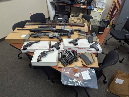 CASE UPDATE from @fbi.albuquerque: A New Mexico man is facing federal charges following an #FBI led drug trafficking investigation. 

The FBI Albuquerque SWAT team assisted in executing a warrant at the home of David De La Paz on February 5 and located him in his bedroom next to a loaded AR-15 style rifle on the bed. Agents recovered multiple loaded firearms, drug paraphernalia, and suspected fentanyl, methamphetamine, and 30 grams of cocaine. 

Read more about the case at fbi.gov/albuquerque.