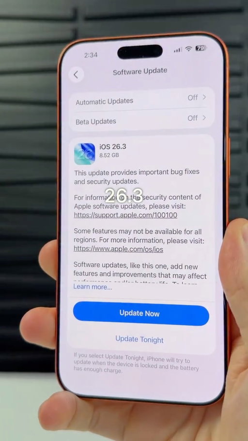 Apple dropped iOS 26.3 today and it comes with new visual tweaks, an easier way to switch to Android, privacy changes, and more! 👨🏻‍🔧

Did you update your iPhone to 26.3 yet? 🧐

#iphone #ios26 #apple #learnoninstagram #tech