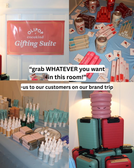 We created an entire #giftingsuite just for our customers. We love bringing in brands we know our community already loves - and supporting other businesses along the way ❤️ THANK YOU!

@mophie @t3micro @oliveandjune @drinkolipop @seenskinandhair @unleashia @away @itstenfourteen @awaytravel @noyz_official @koparibeauty @nottejewelry @ellisbrooklyn 

@coffee_cooking_and_chaos @anna.elevated @annachristinelos @marlen_msy @_haileyfuller @just_brandi11 @adultish_leandrino @tayg1515