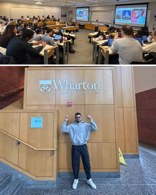 Today was fun. I gave a talk to MBA students at Wharton Business School today… Such an incredible experience. Ranked top 3 business school in the USA.