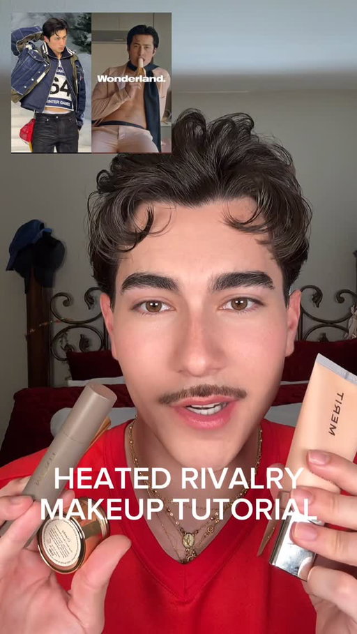 GRWM to go to the cottage 
-
@merit @by.aikaflores @hudsonwilliamsofficial 
#makeuptutorial #heatedrivalry #hudsonwilliams #makeupchallenge meritbeauty