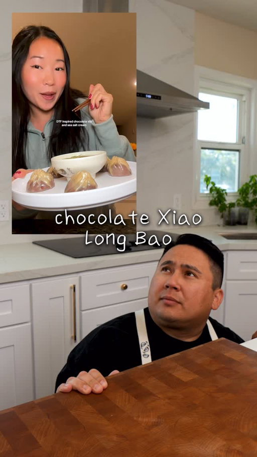 @biteswithesther I’m your biggest fan 😁 chocolate xiao long bao at home, THIS EASY, is not knowledge I was ready for #Cooking #Recipes #EasyRecipes #CookingTips #kitchenhacks din tai fung @lindt @lindt_usa @maldonsalt