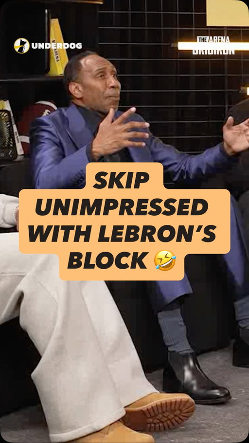 “You’re the only person on the planet that’s complaining about the block!” 🤣🤣

Skip and Stephen A. get into it after Skip says he’s unimpressed with LeBron’s famous block