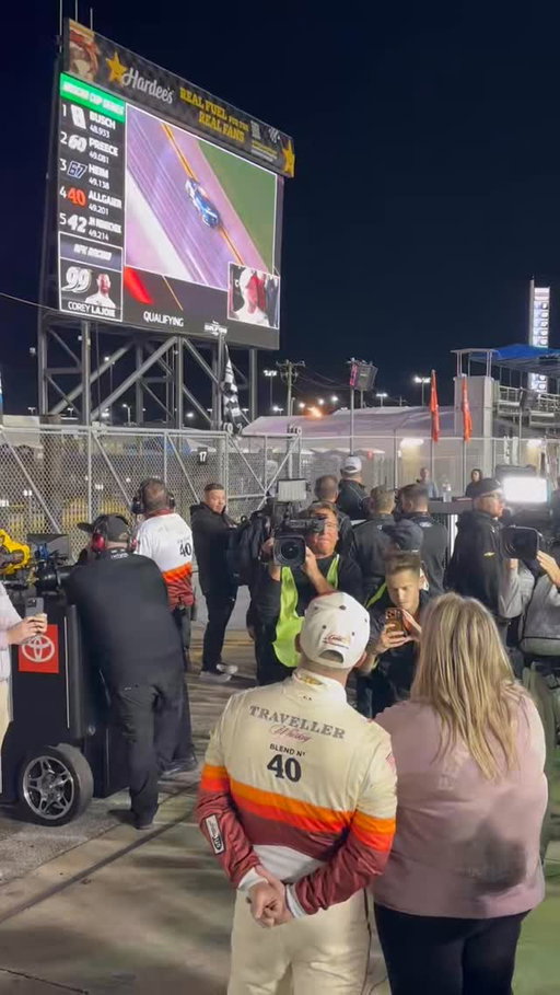 The @JRMotorsports reaction when they were the top two on speed of the #DAYTONA500 open cars is what makes @NASCAR so great.