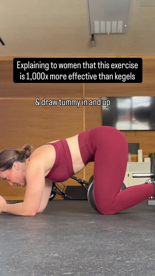 Makes my top 10 exercises for prolapse and diastasis recti…for sure. 

Any squishy ball or throw pillow will work! 

Why I love it:

1️⃣slight inversion makes it lower  pressure on the pelvic floor 

2️⃣works inner thighs which helps connect brain to low abs 

3️⃣position helps teach breathing into the ribs/overflow to belly to RELAX the pelvic floor before contracting it.

4️⃣super fires our “corset abs” to help improve diastasis recti and yes “snatch your waist” 🙄

Reminder—last day for pre-sale discount for my Solin app Glute Builder challenge. Total body workouts with extra love for glutes, core and pelvic floor. 

Comment BUILDER to get 40% off. 

#pelvicfloor #diastasisrecti #prolapse