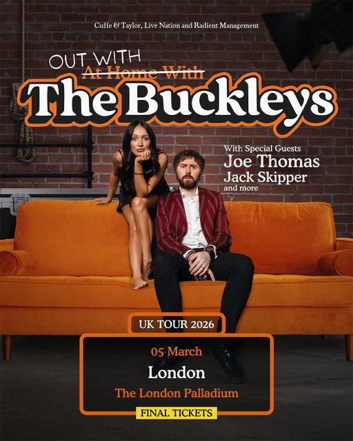 🚨ANNOUNCEMENT 🚨

We're excited to announce that @itsjoethomas & @mrjackskipper  will be joining @buxtagram & @clairbuckley at @thelondonpalladium on the 5th March. 

Final Tickets remaining, get yours via the link in our bio 🔗