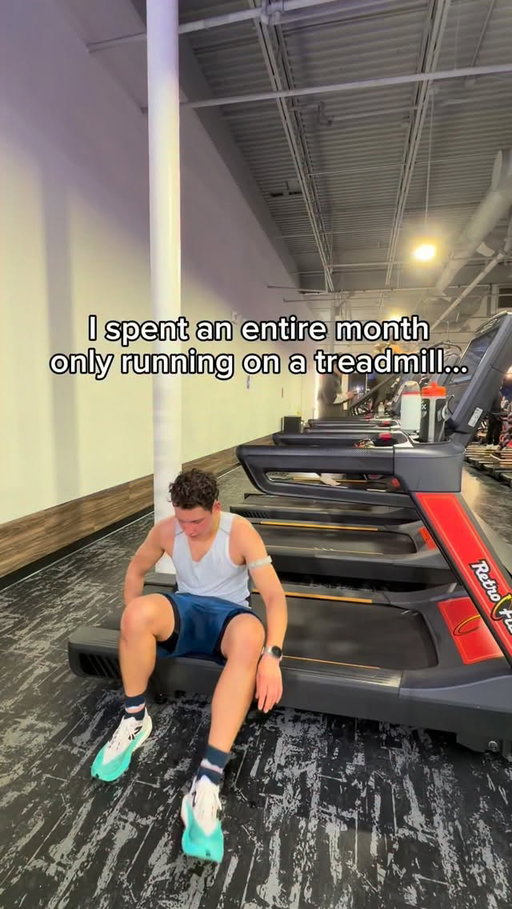 Not even 1 outdoor run…

I spent the last 40 days running only on a treadmill… and it accidentally became one of the best training blocks I’ve ever had.

For context: where I live it’s been brutally cold and snowy. I’m talking zero runnable roads. For the first 40 days of this marathon block I literally didn’t run outside once. Every mile was on the treadmill.

Here’s what actually happened 👇

🏃‍♂️ My pacing got way more efficient
Treadmill running forces you to lock into a pace and stay there. No coasting, no random surges. That consistency cleaned up my rhythm and made marathon effort feel smoother and more controlled.

🧠 My mental toughness skyrocketed
Long treadmill runs are boring. There’s no scenery, no distractions. Just you and the belt. Learning to sit in discomfort for miles builds a different kind of discipline that carries straight into race day.

🔥 Heat adaptation became a hidden advantage
Running indoors, especially during long workouts, builds tolerance to heat and discomfort. When I finally get back outside in cooler air, everything feels easier and more manageable.

📈 My aerobic fitness didn’t suffer at all
If anything, it improved. Consistent mileage without worrying about ice, wind, or footing meant fewer interruptions and more quality sessions stacked week after week.

🦵 Lower impact, better durability
The treadmill’s softer surface helped me absorb high mileage with less pounding. That meant I could recover faster and stay consistent without feeling beat up.

The biggest takeaway?

Perfect conditions don’t build fitness. Consistency does. Whether it’s a treadmill, a track, or the road, the work still counts if you show up and execute.

If your environment isn’t ideal right now, don’t use it as an excuse. Adapt and keep moving.

👉 Comment “RECOVERY” if you want my FREE recovery guide to stay consistent and run faster.
