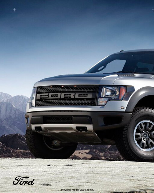 In 2009, the Ford F-150® Raptor® was set loose.

Built especially for off-road enthusiasts, the F-150 SVT Raptor became the only production-ready vehicle that combined Ford Truck capability with high-performance off-road capability.

Launched with a ferocious 5.4 Triton V-8 engine, 320 horsepower and 390 ft.-lb. of torque, the F-150 Raptor had a wider track and softer suspension, increasing its ability to glide over obstacles.

The 2010 Raptor set the bar for off-road performance trucks, leaving everyone else to play catch-up.