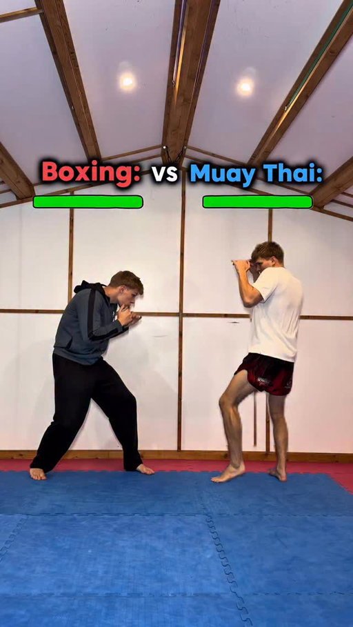 Boxing vs Muay Thai…
